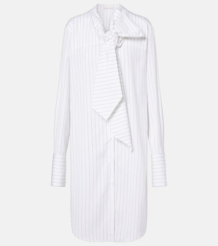 dries van noten striped tie