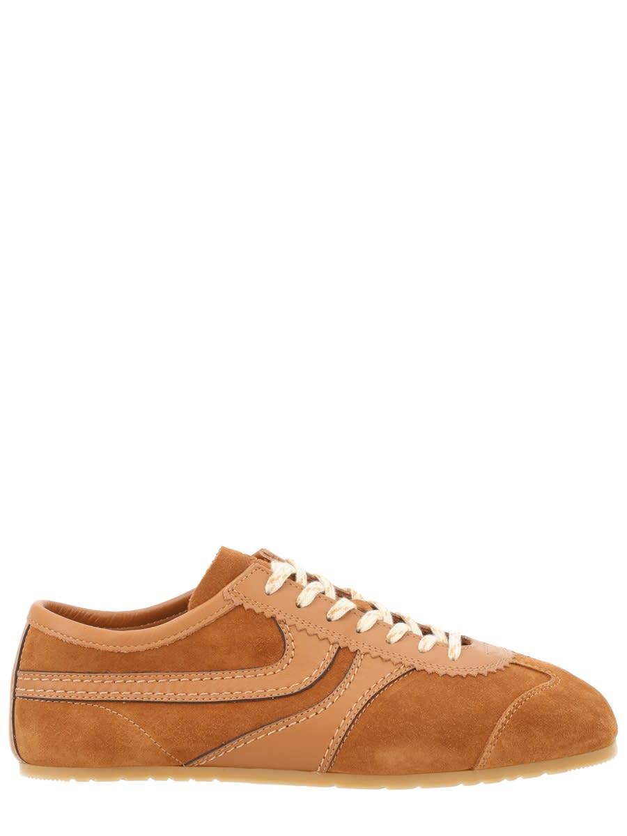 dries van noten suede sneakers
