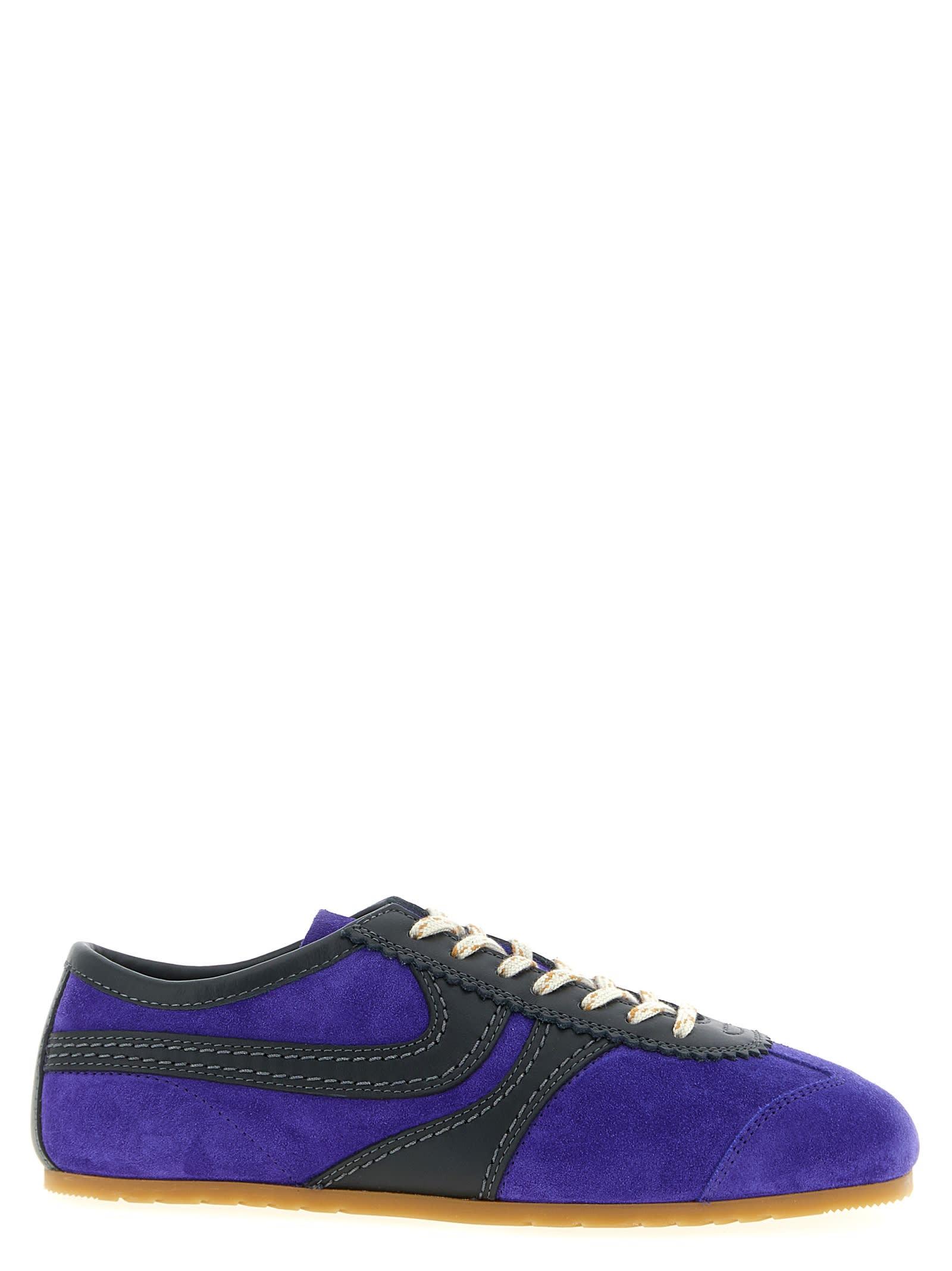 dries van noten suede sneakers