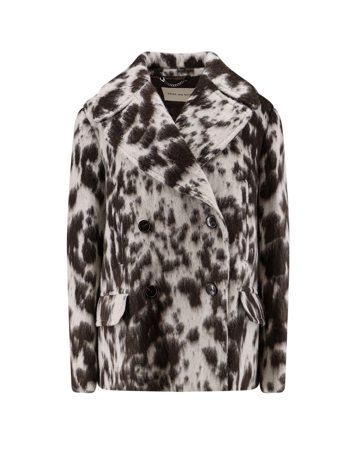 dries van noten vafel wool and alpaca coat