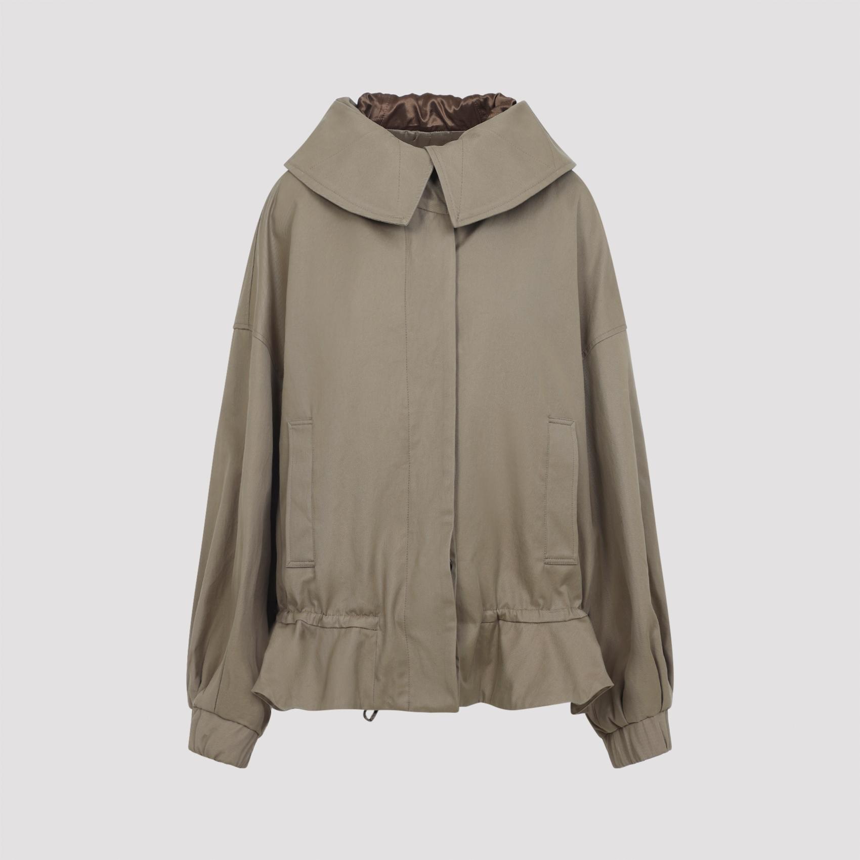 dries van noten villas cotton jacket nude & neutrals - women