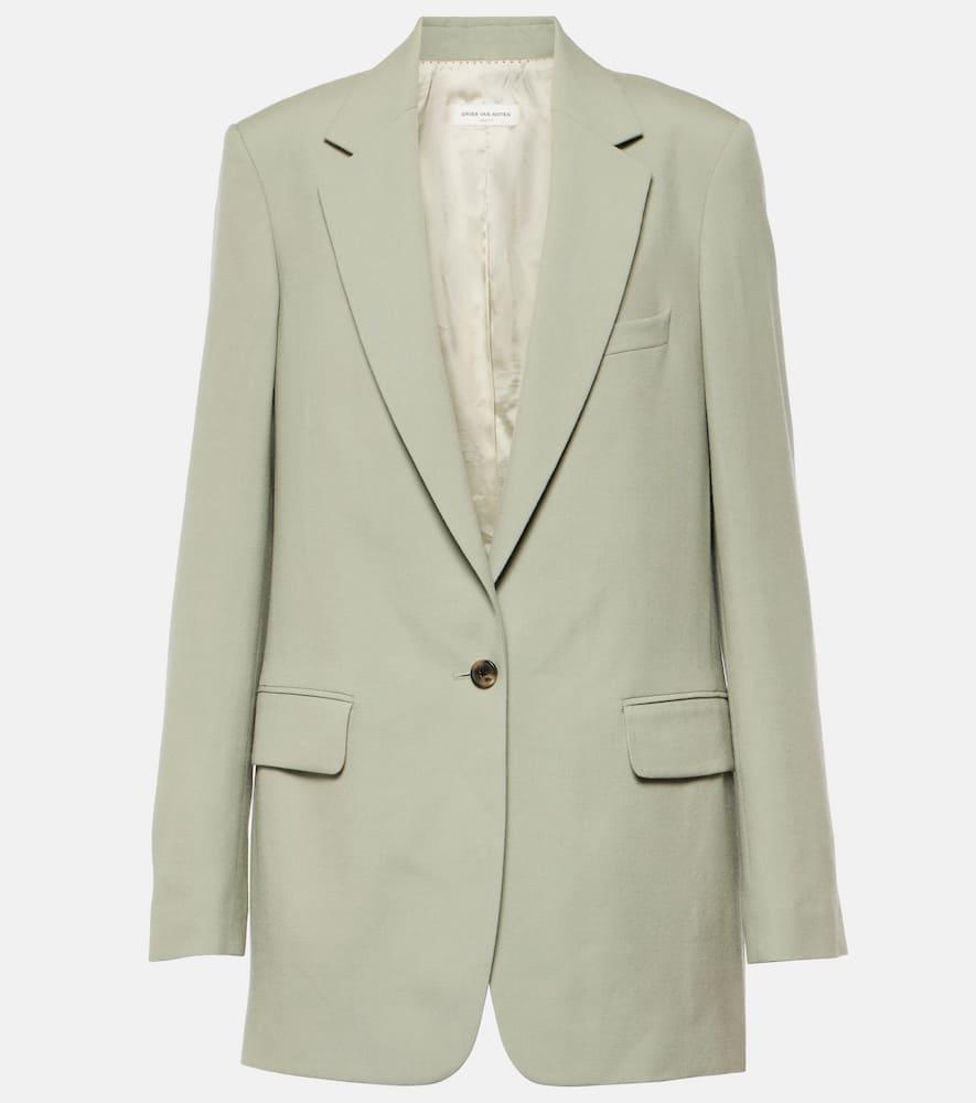 dries van noten wool blazer