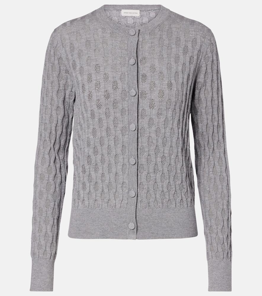 dries van noten wool cardigan