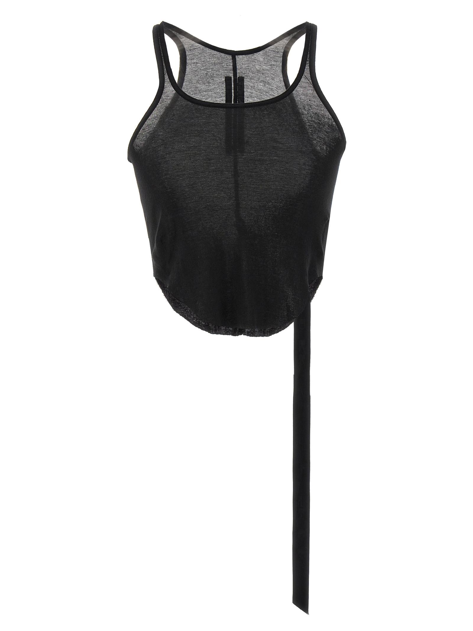 drkshdw basic tank top black cotton tops - women