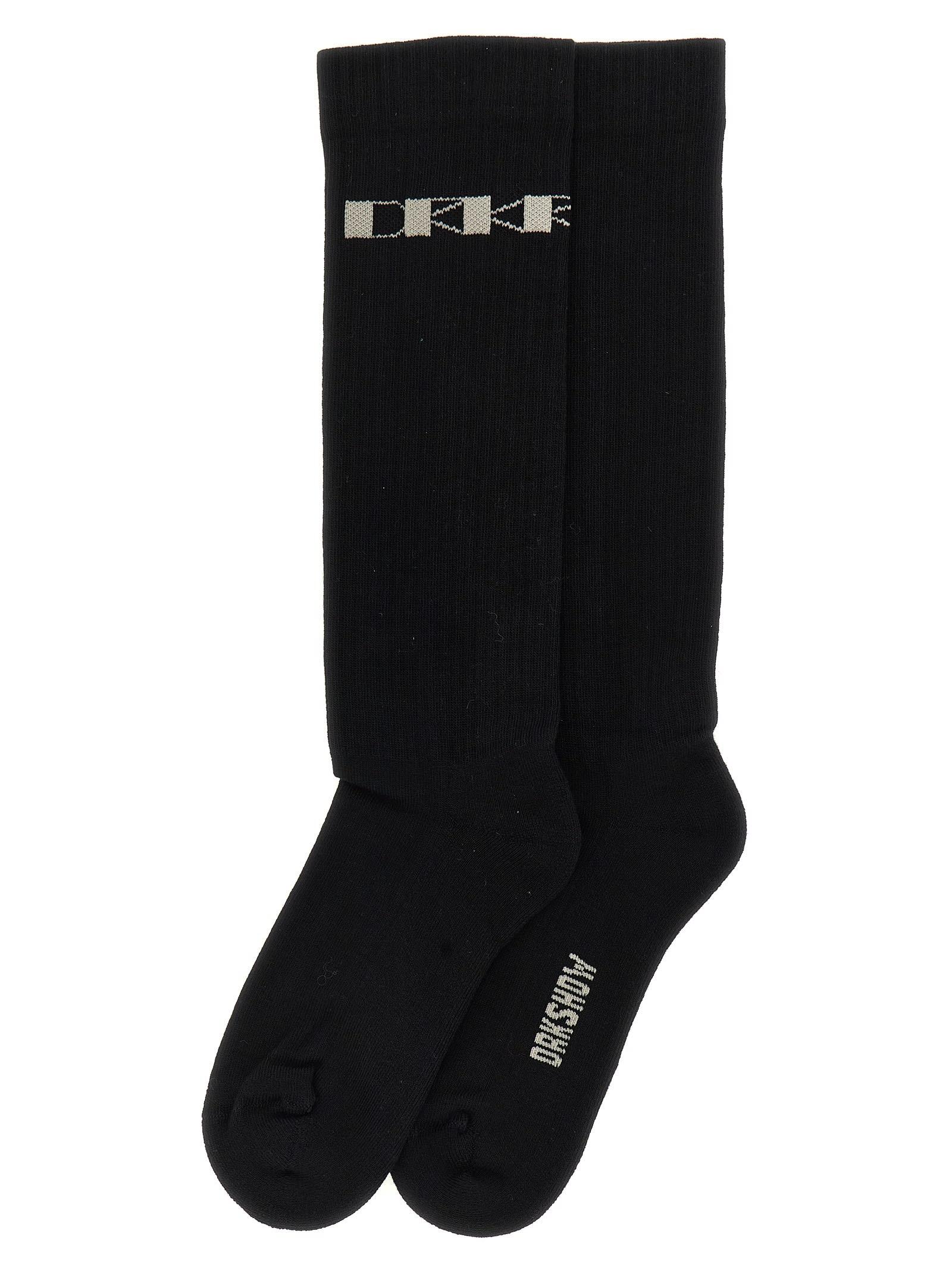 drkshdw jacquard logo socks