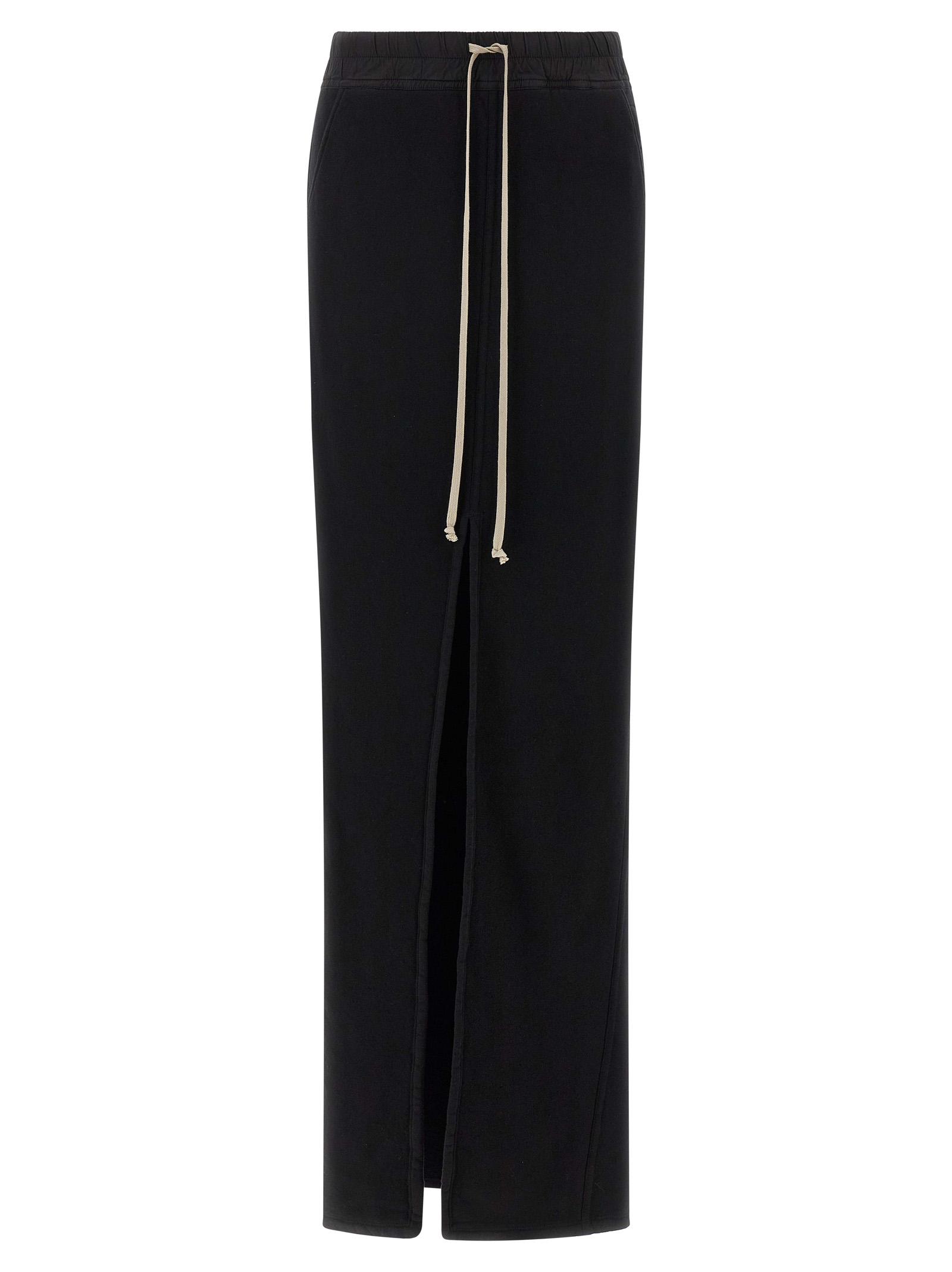 drkshdw phleg pillar skirt black cotton - women