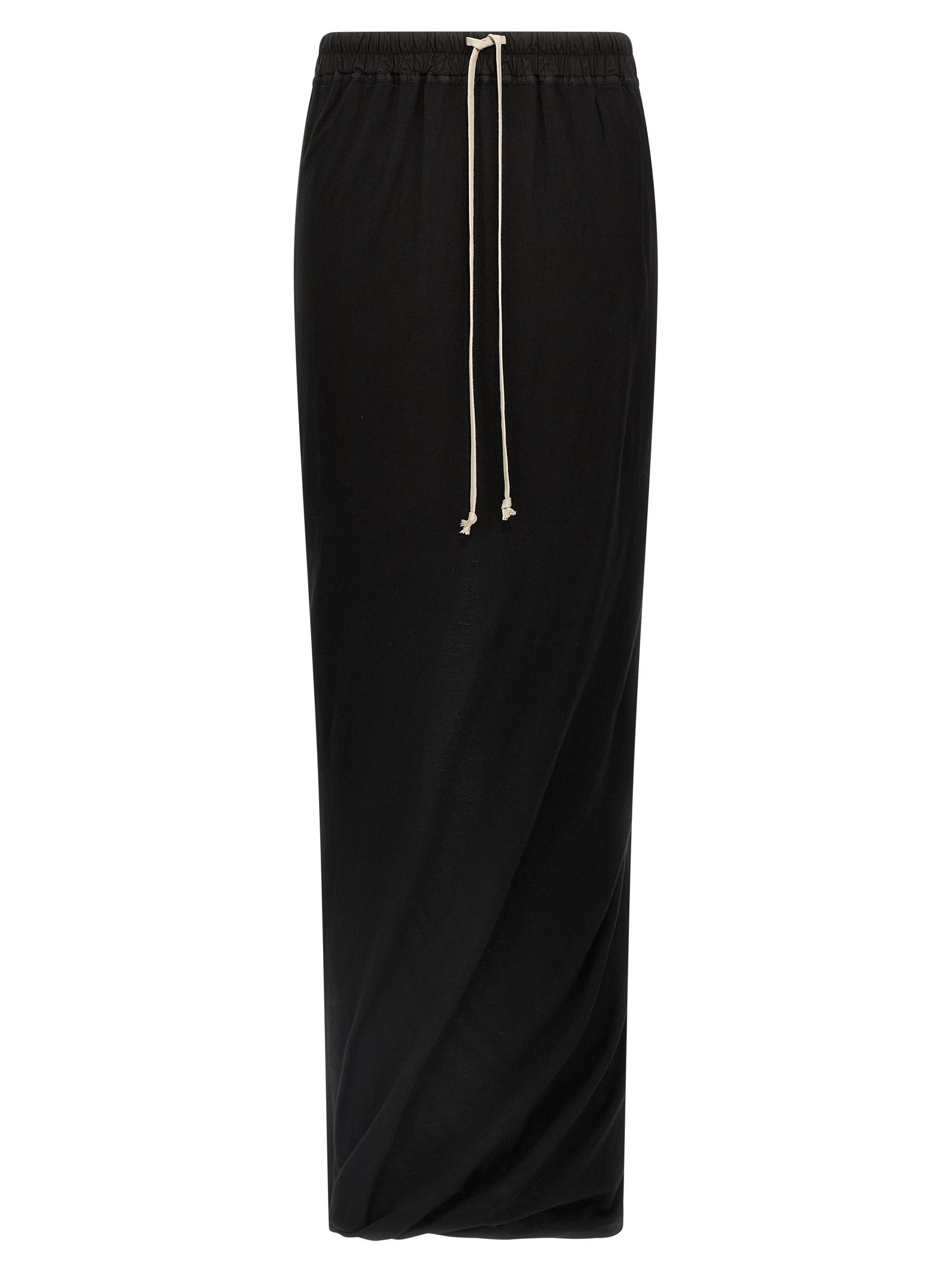 drkshdw pull on pillar skirt black cotton - women