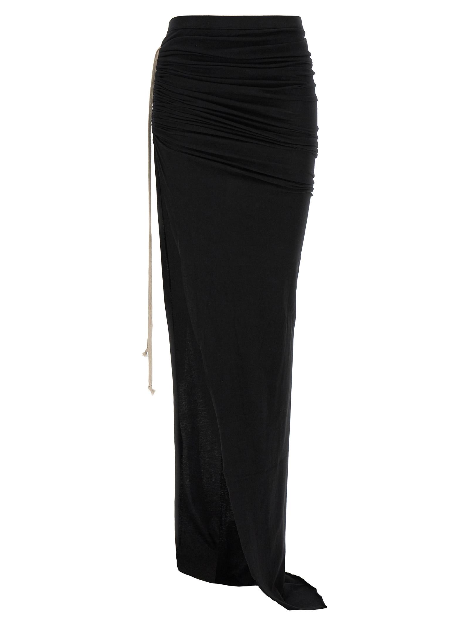 drkshdw soft edfu skirt black cotton - women