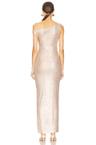 drop shoulder gown
