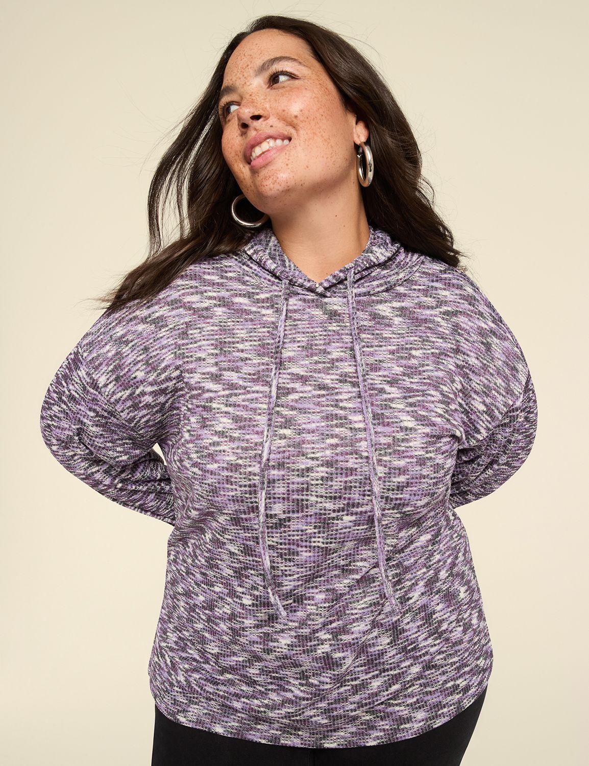 drop-shoulder hoodie sweatshirt