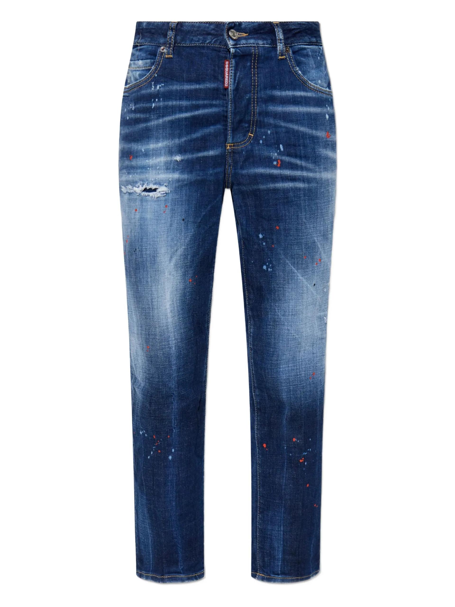 dsquared2 boston jean blue cotton - women