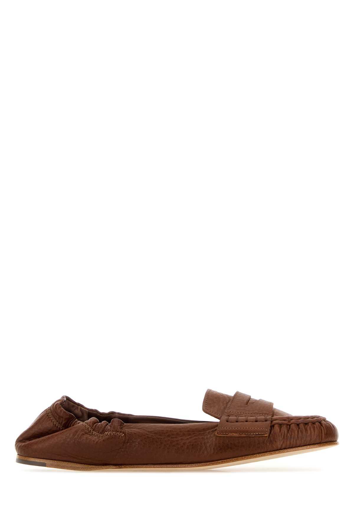 dsquared2 caramel leather loafers