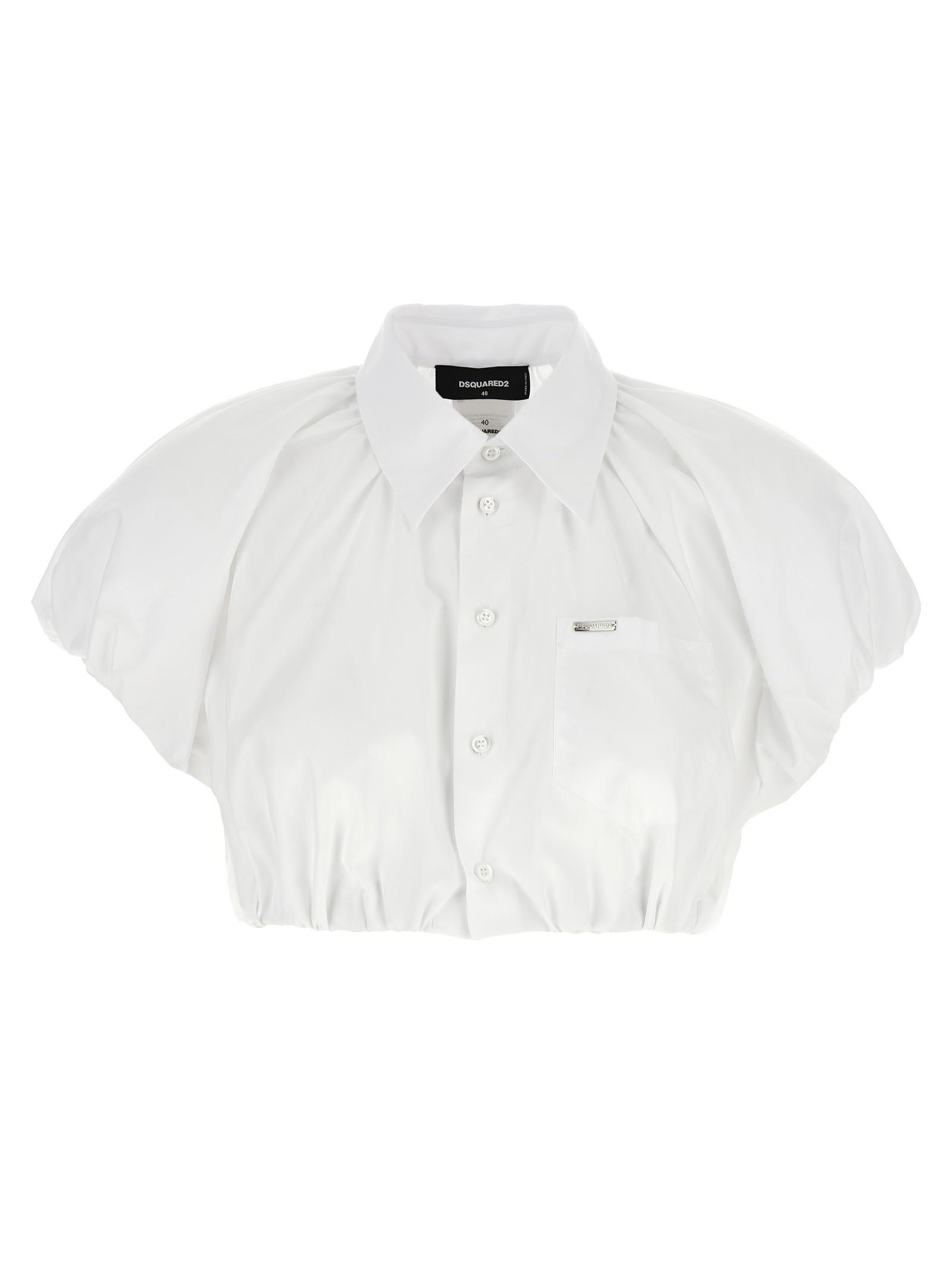 dsquared2 cropped shirt
