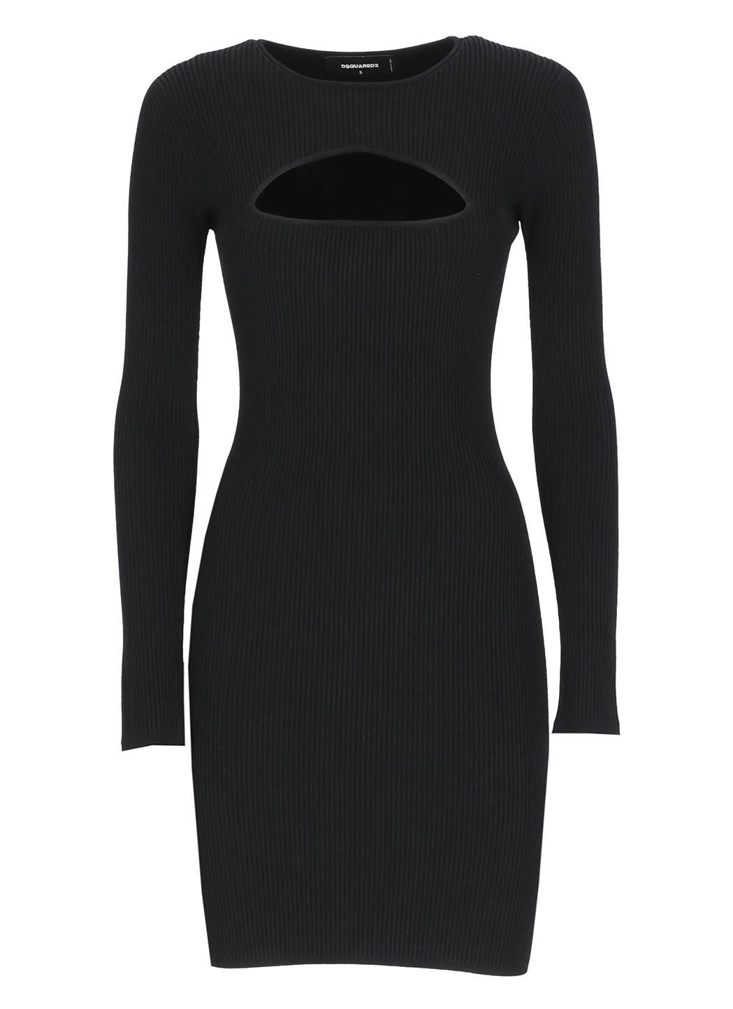 dsquared2 dress with cut out detail