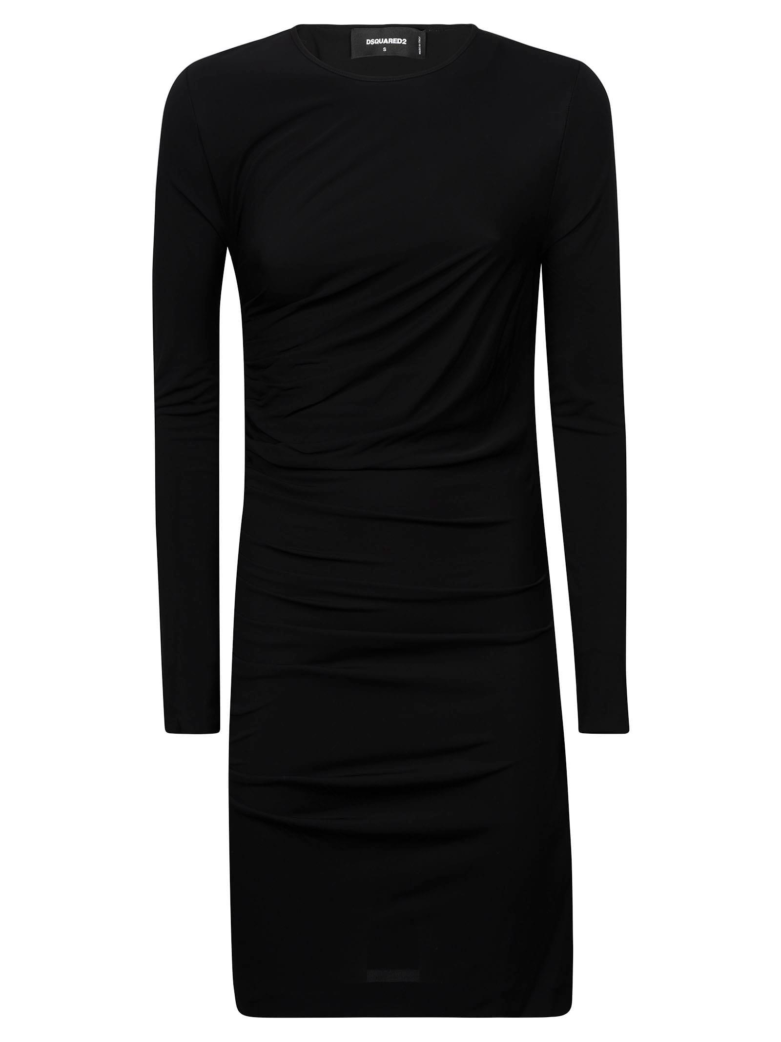 dsquared2 dress with drape