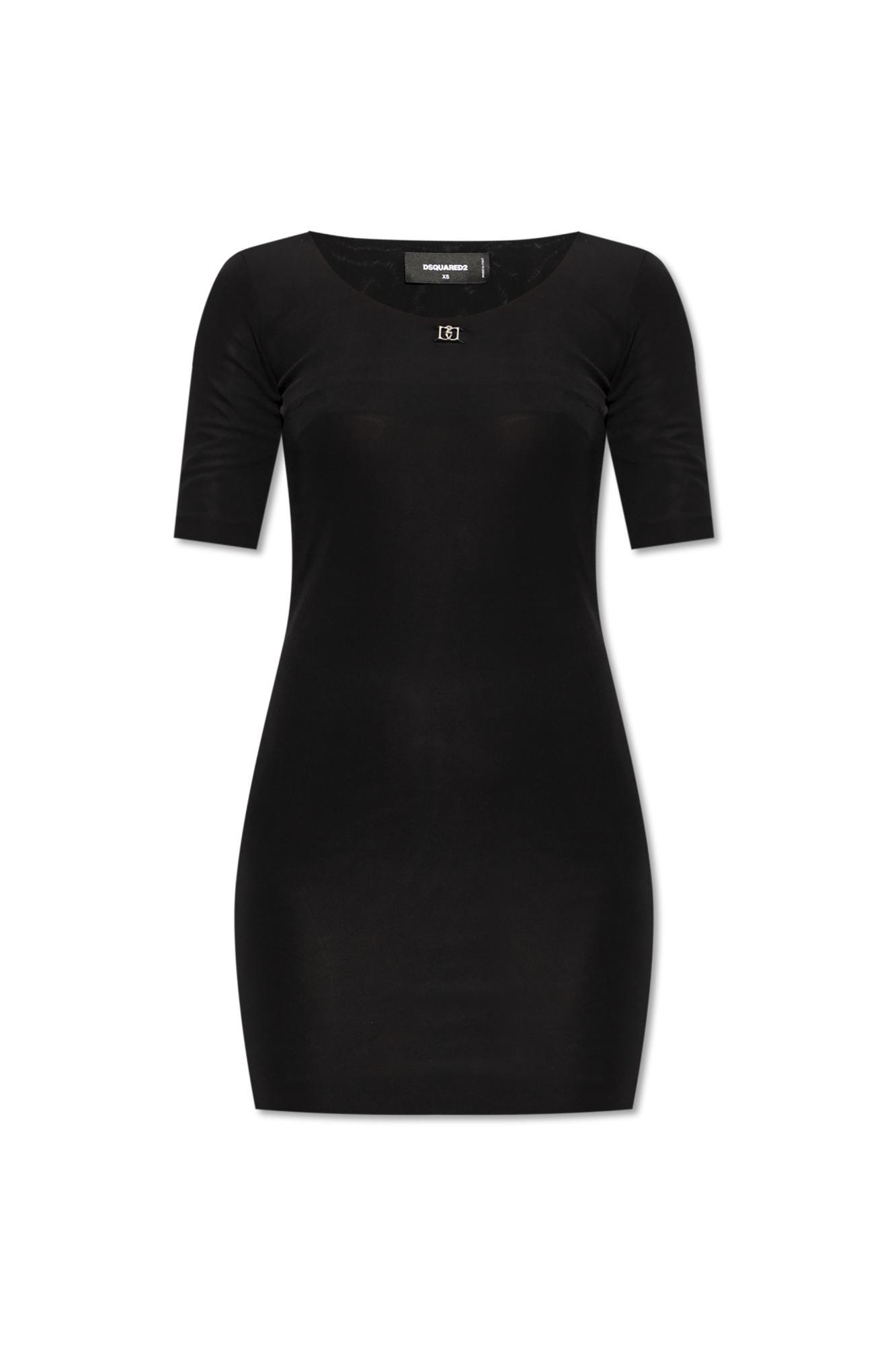 dsquared2 dress with logo