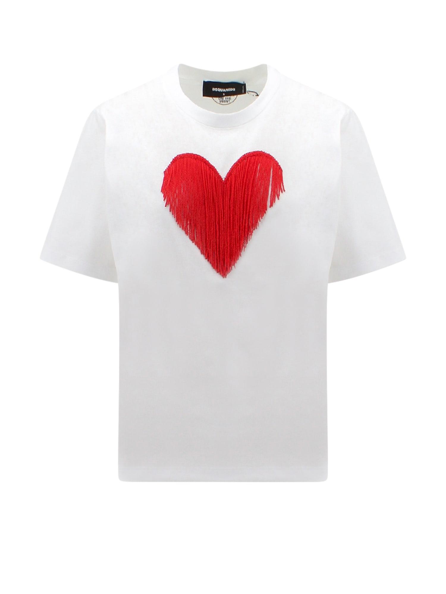 dsquared2 i love you t-shirt