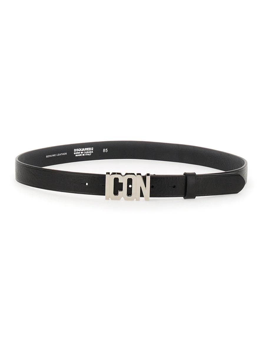 dsquared2 leather belt
