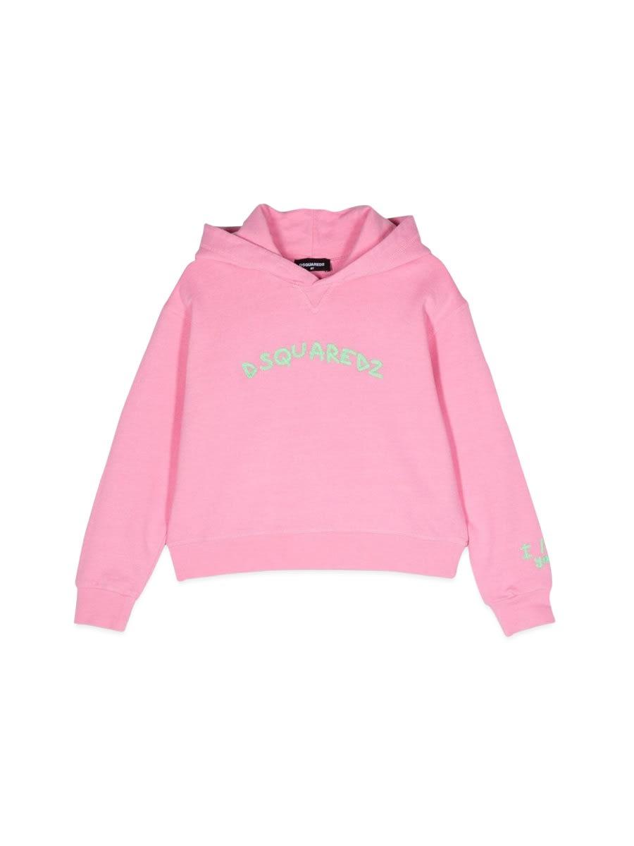 dsquared2 logo hoodie