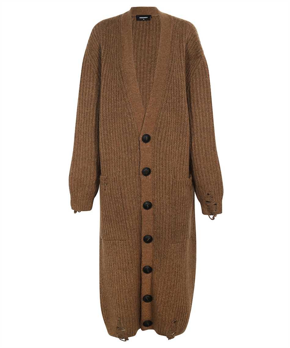 dsquared2 long knitted cardigan