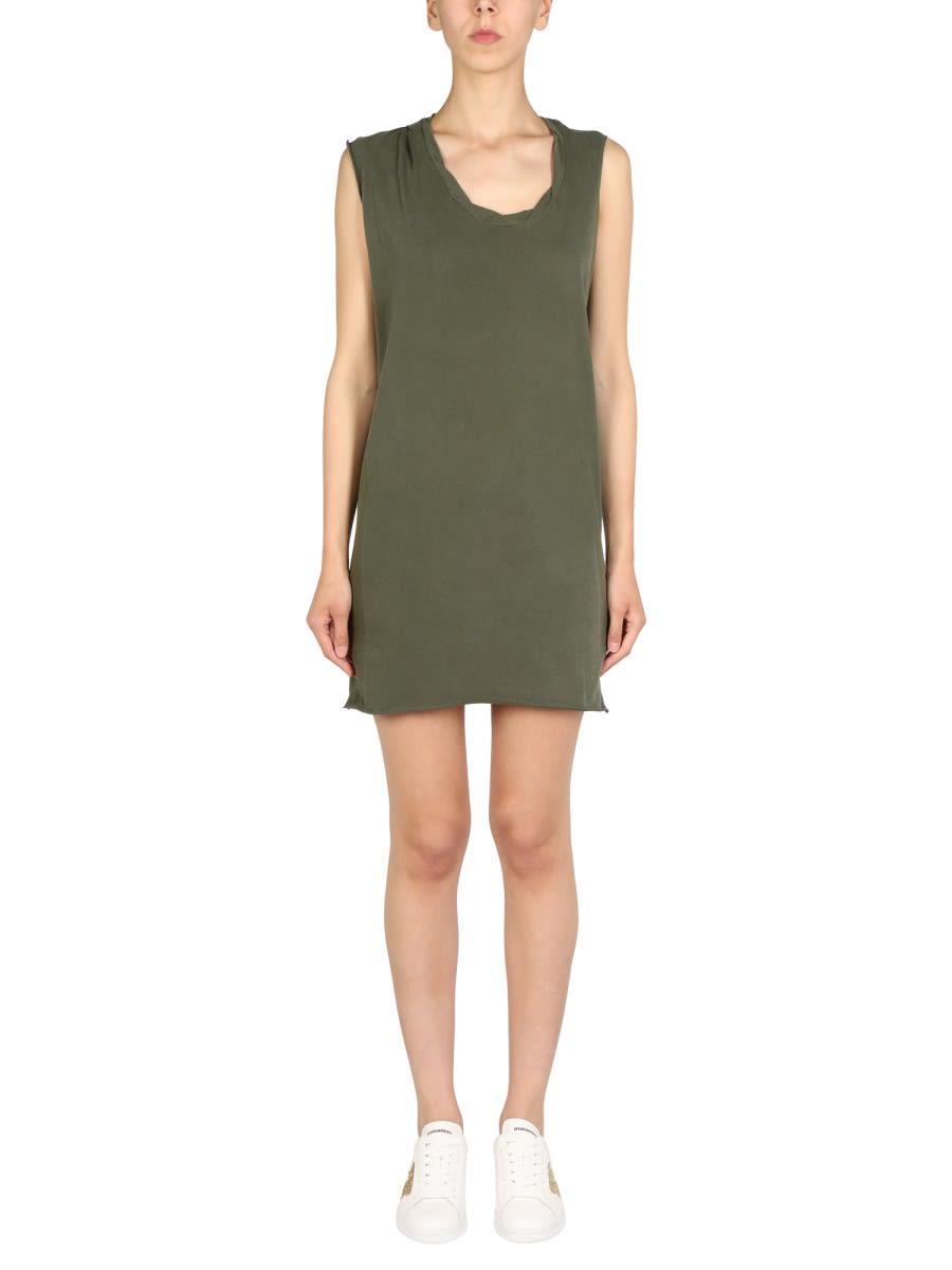dsquared2 mini round neckline dress