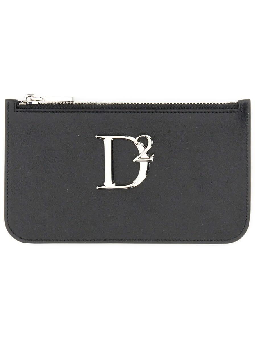 dsquared2 pouch with logo