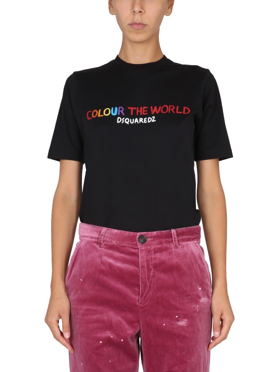 dsquared2 t-shirt with logo