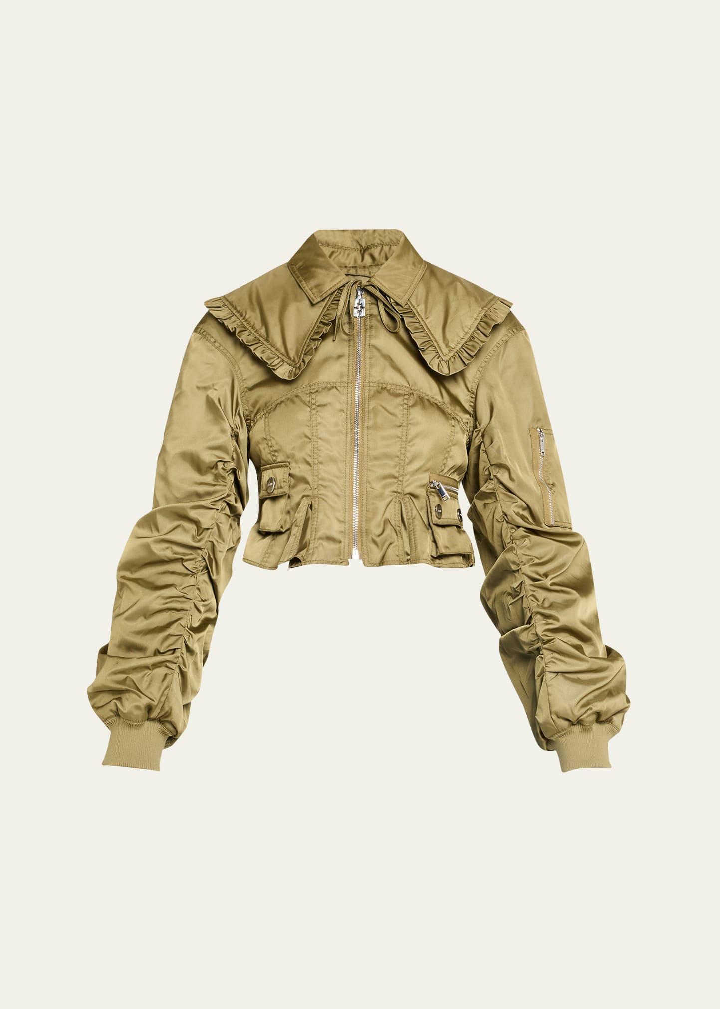 duchesse nylon fitted jacket