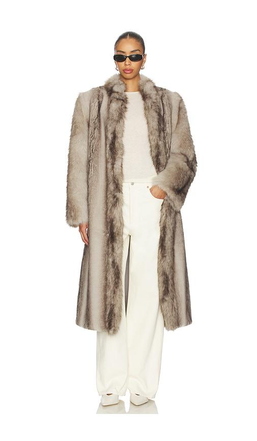 ducie betty coat in neutral.