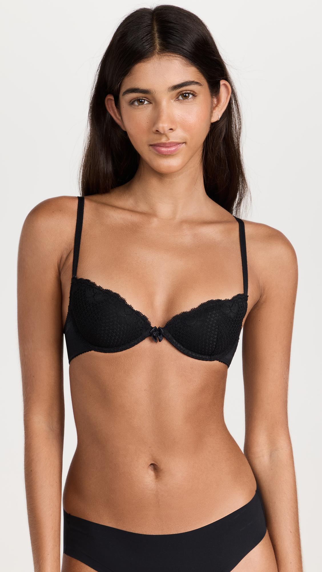 duet lace half cup padded bra