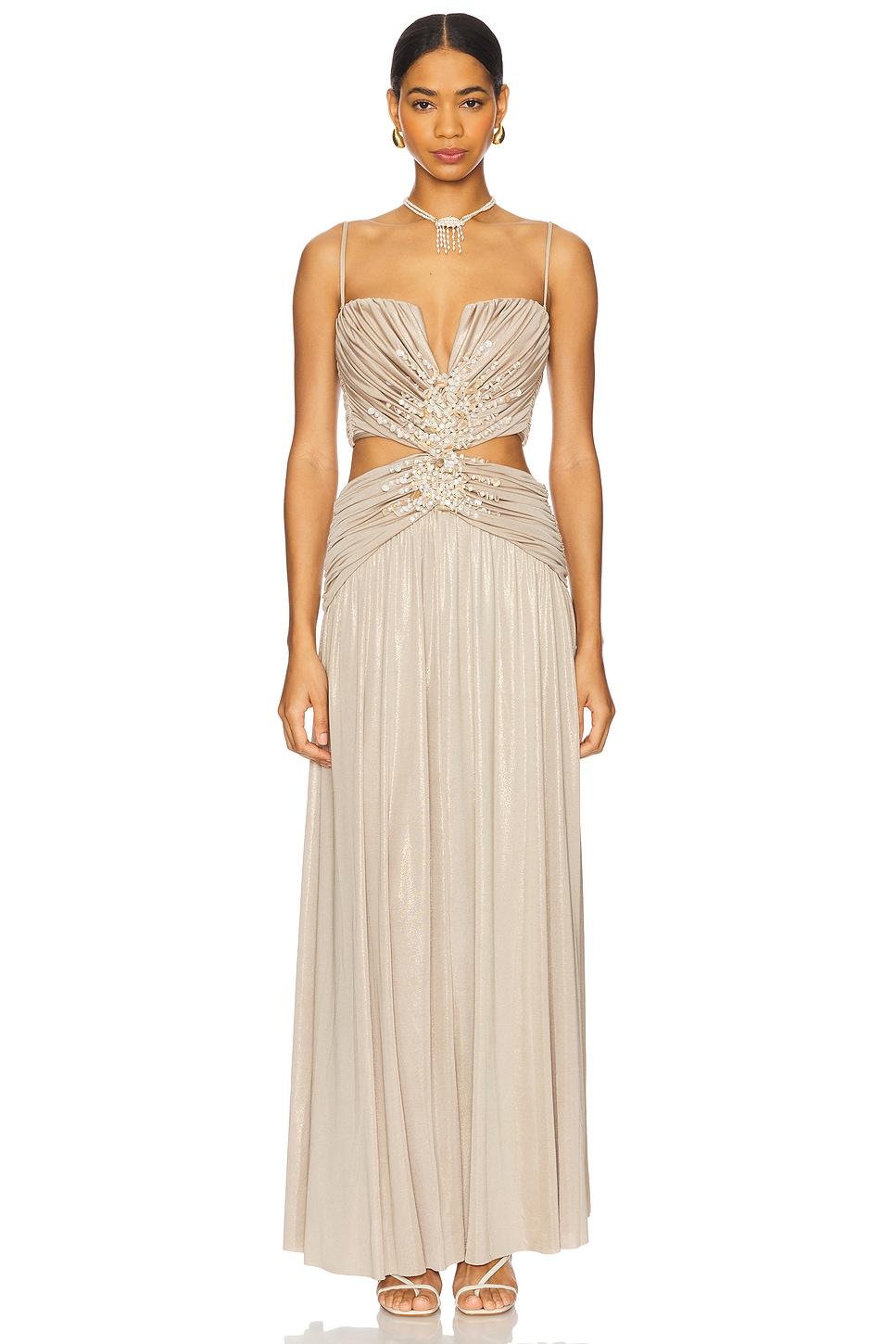 dune corset long dress
