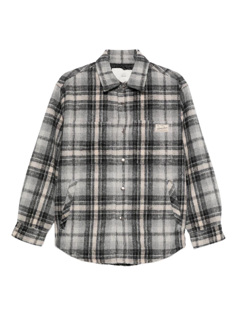 dunst flannel checked shirt