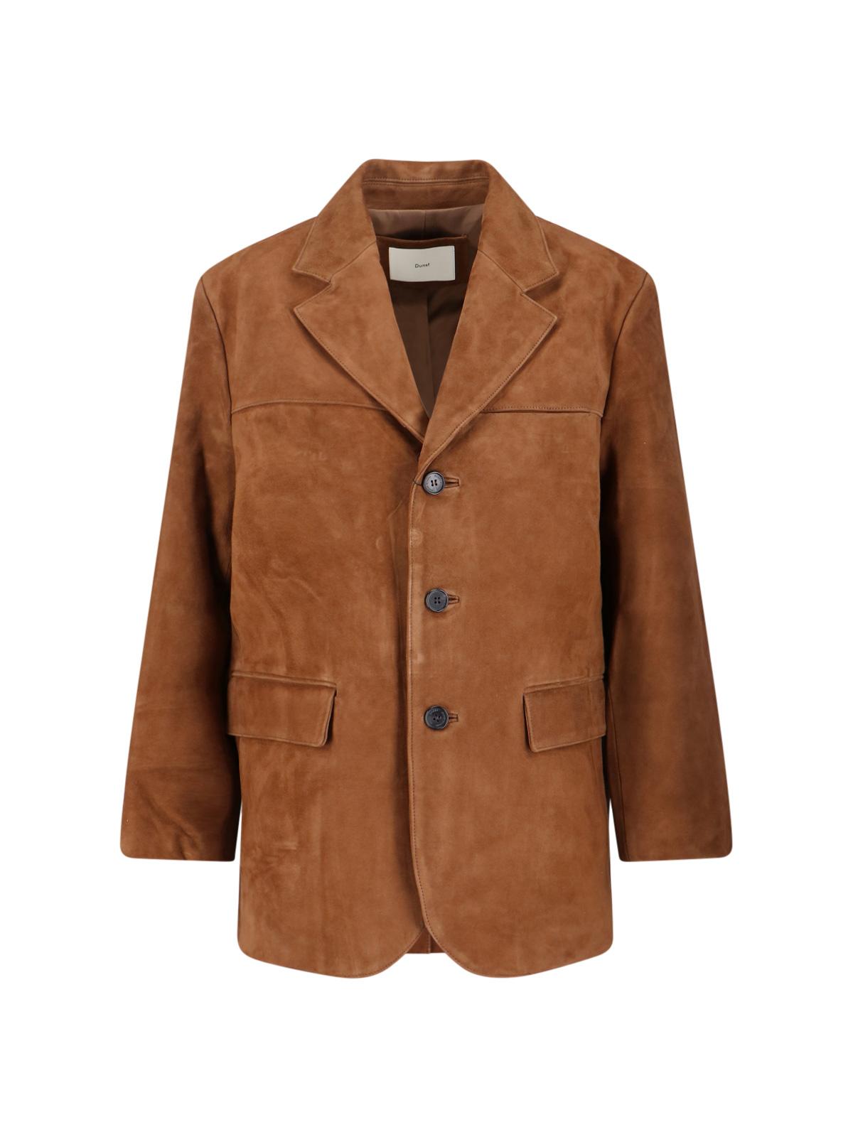 dunst jackets brown cow leather - women