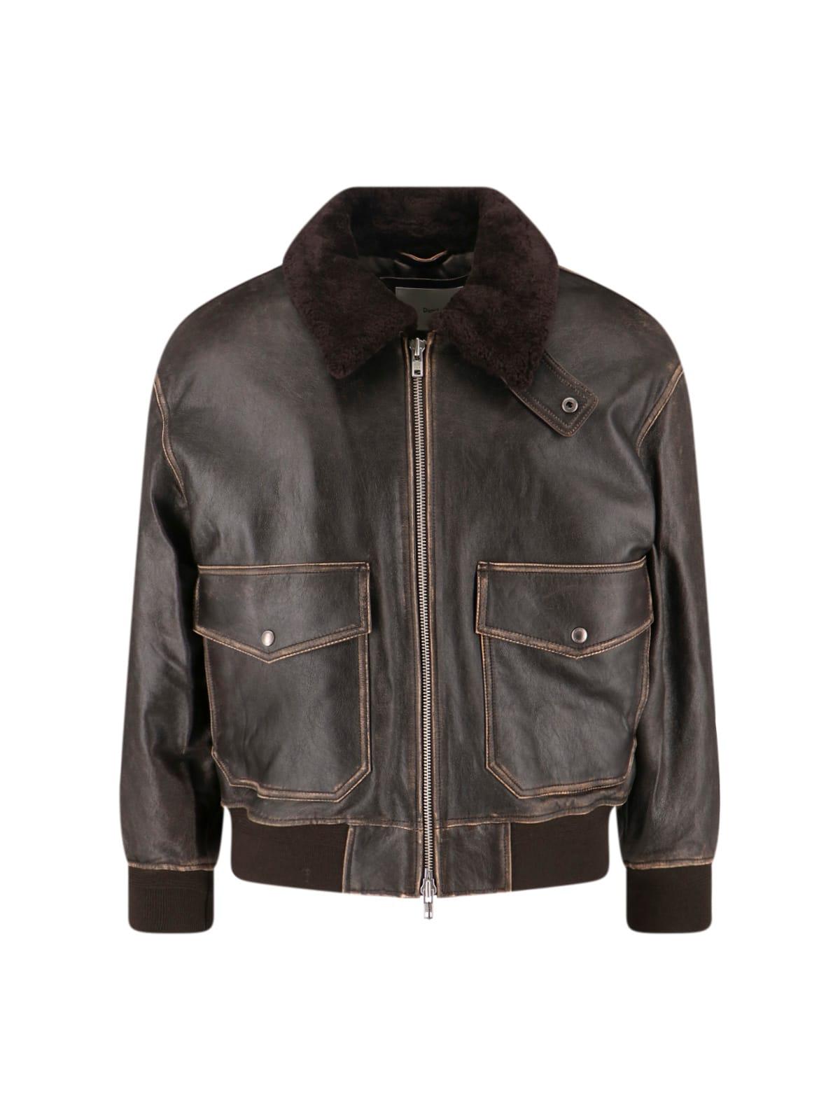 dunst lamb leather jacket