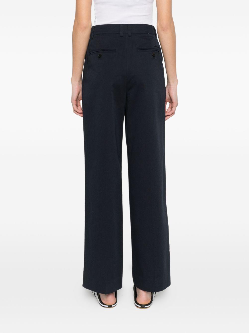 dunst trousers blue shell: cotton - women