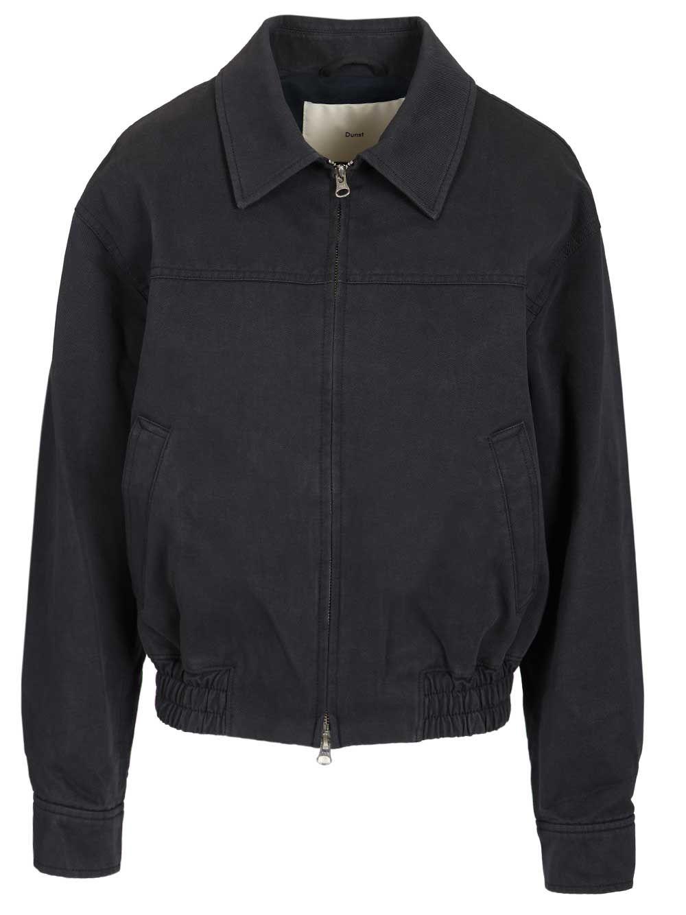 dunst unisex collared blouson jacket blue - women