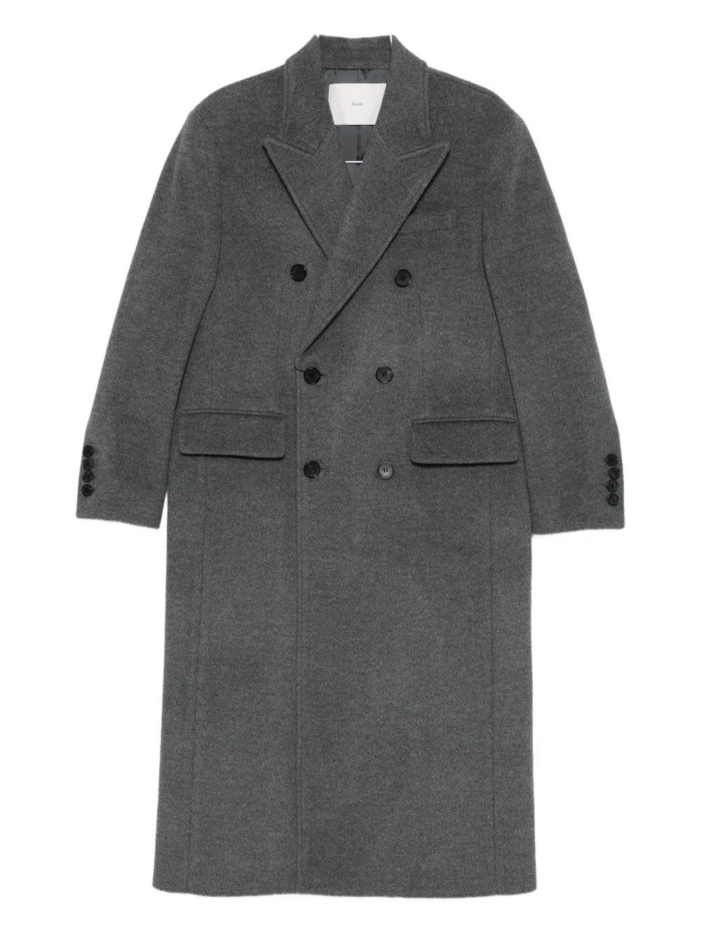 dunst wool double-breasted coat