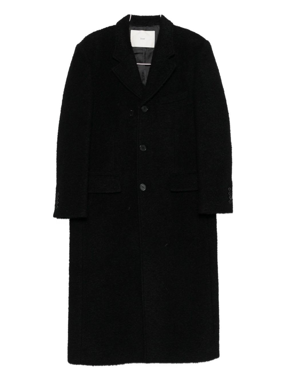 dunst wool single-breasted coat