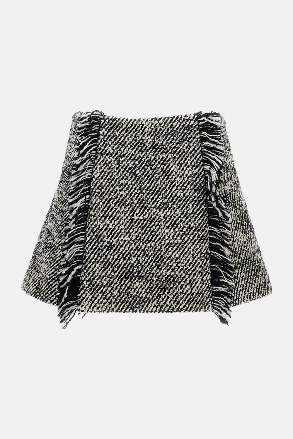 durazzi milano wool mini skirt