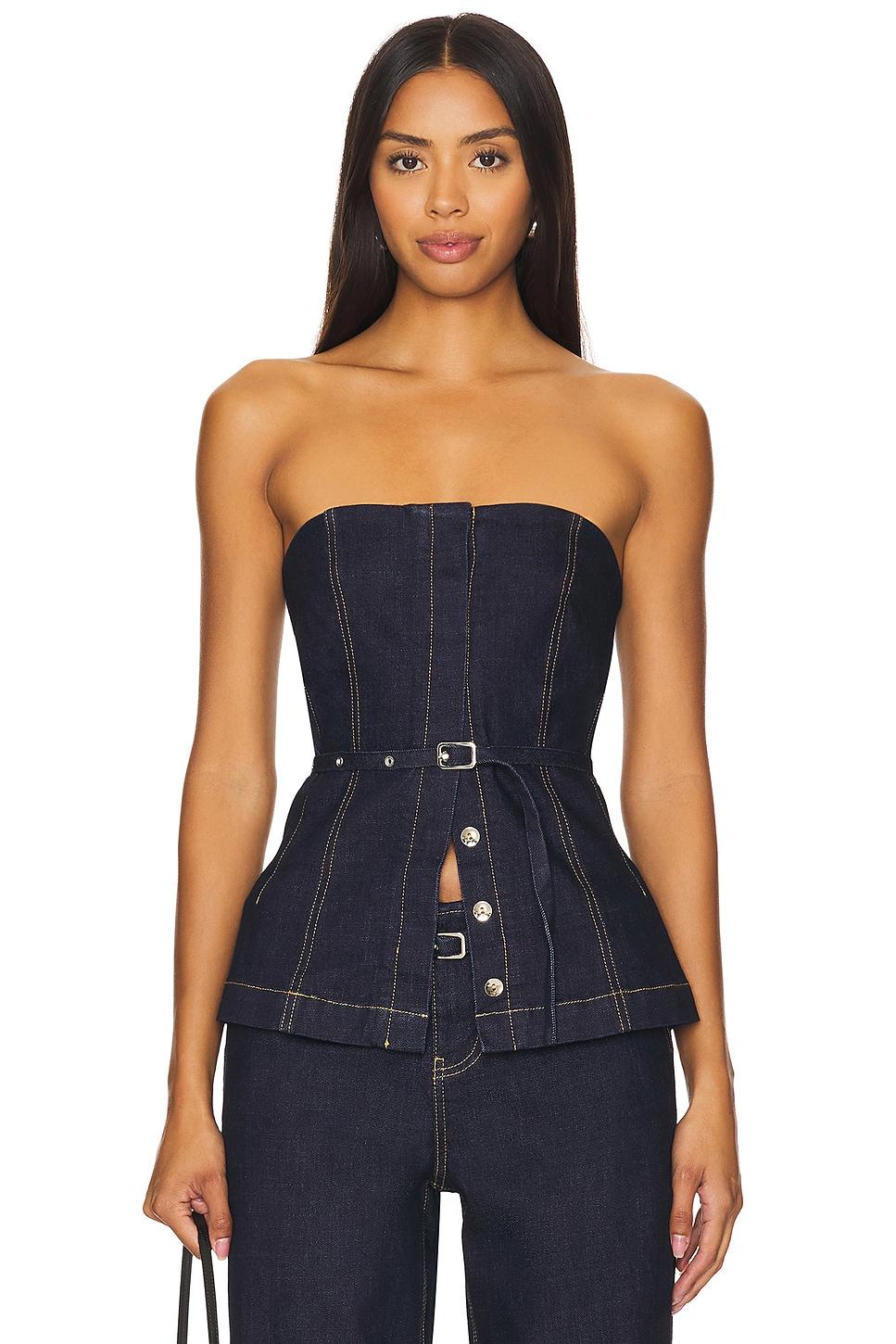 dusk denim bodice