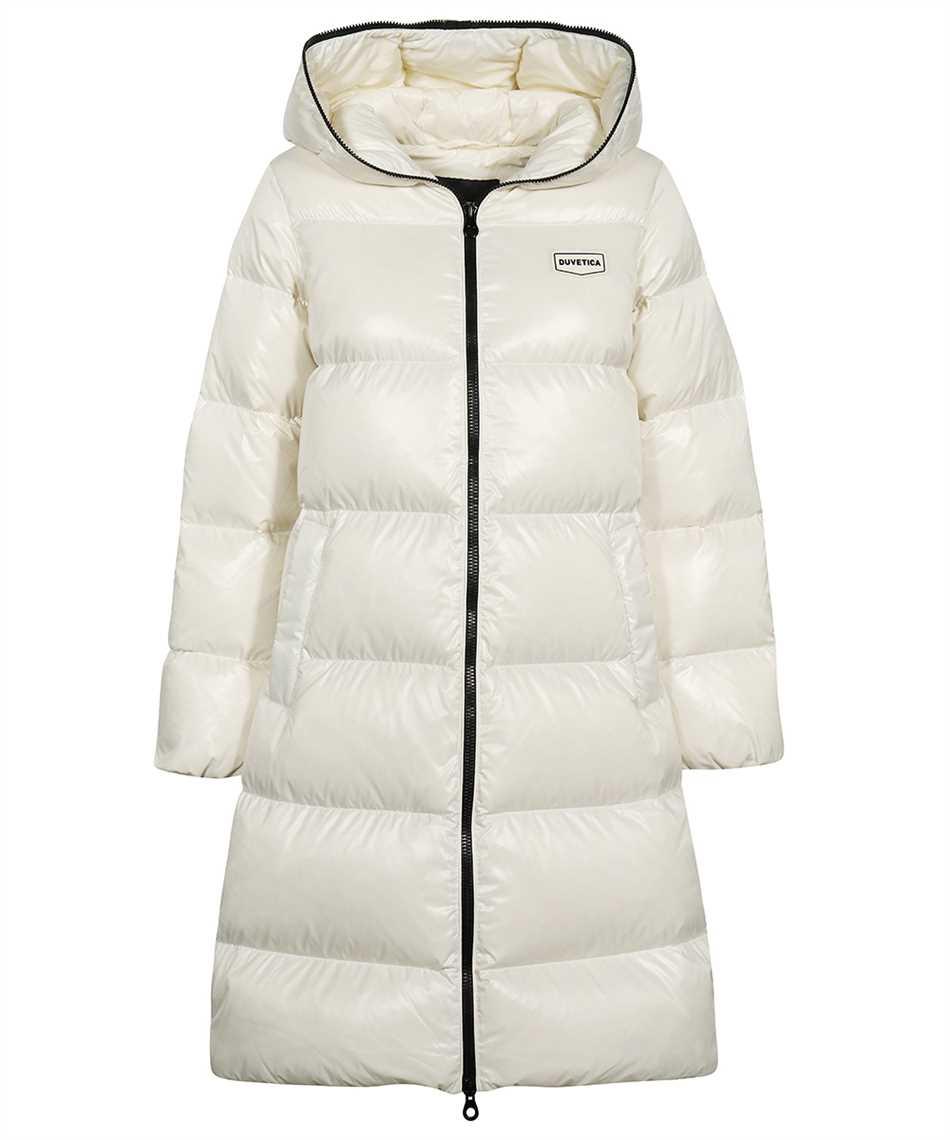 duvetica long hooded down jacket