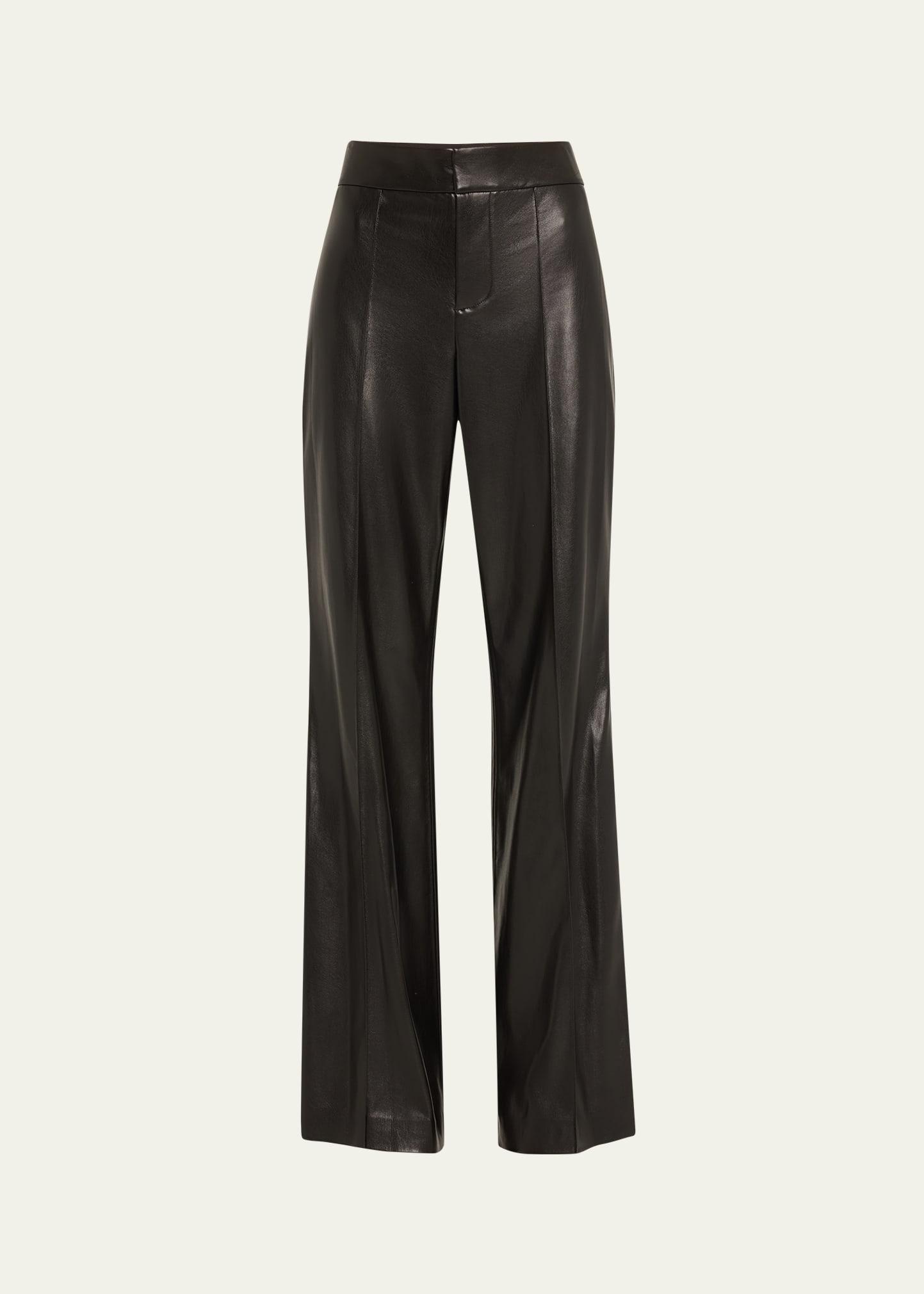 dylan high-waist faux-leather pants