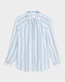 dylan striped raglan-sleeve cotton shirt