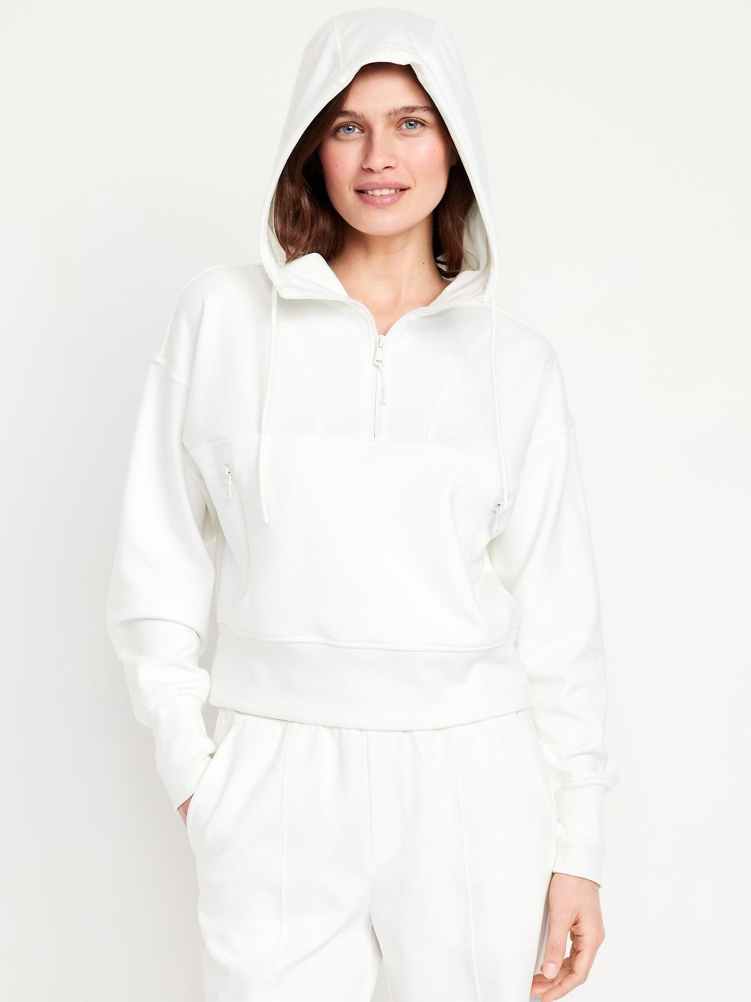 dynamic fleece half-zip hoodie sweatshirt