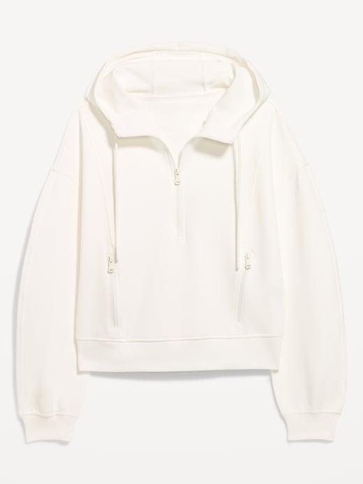 dynamic fleece half-zip hoodie sweatshirt