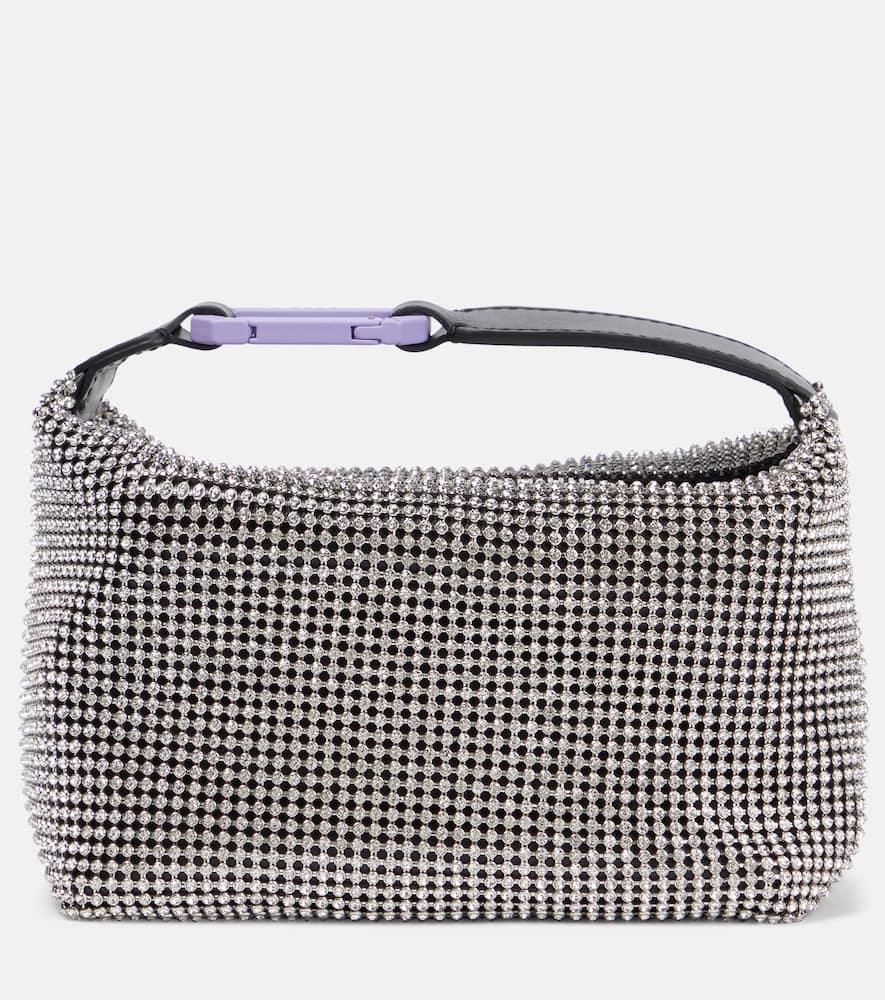 eéra moonbag embellished mesh pouch