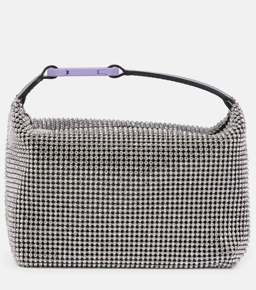 eéra moonbag embellished mesh shoulder bag