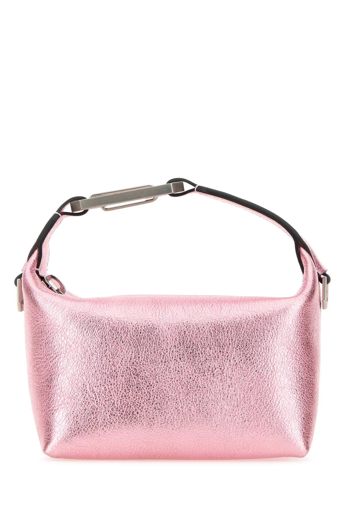 eéra pink leather moonbag handbag