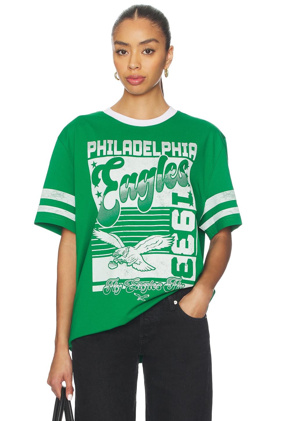 eagles drop shoulder vintage tee