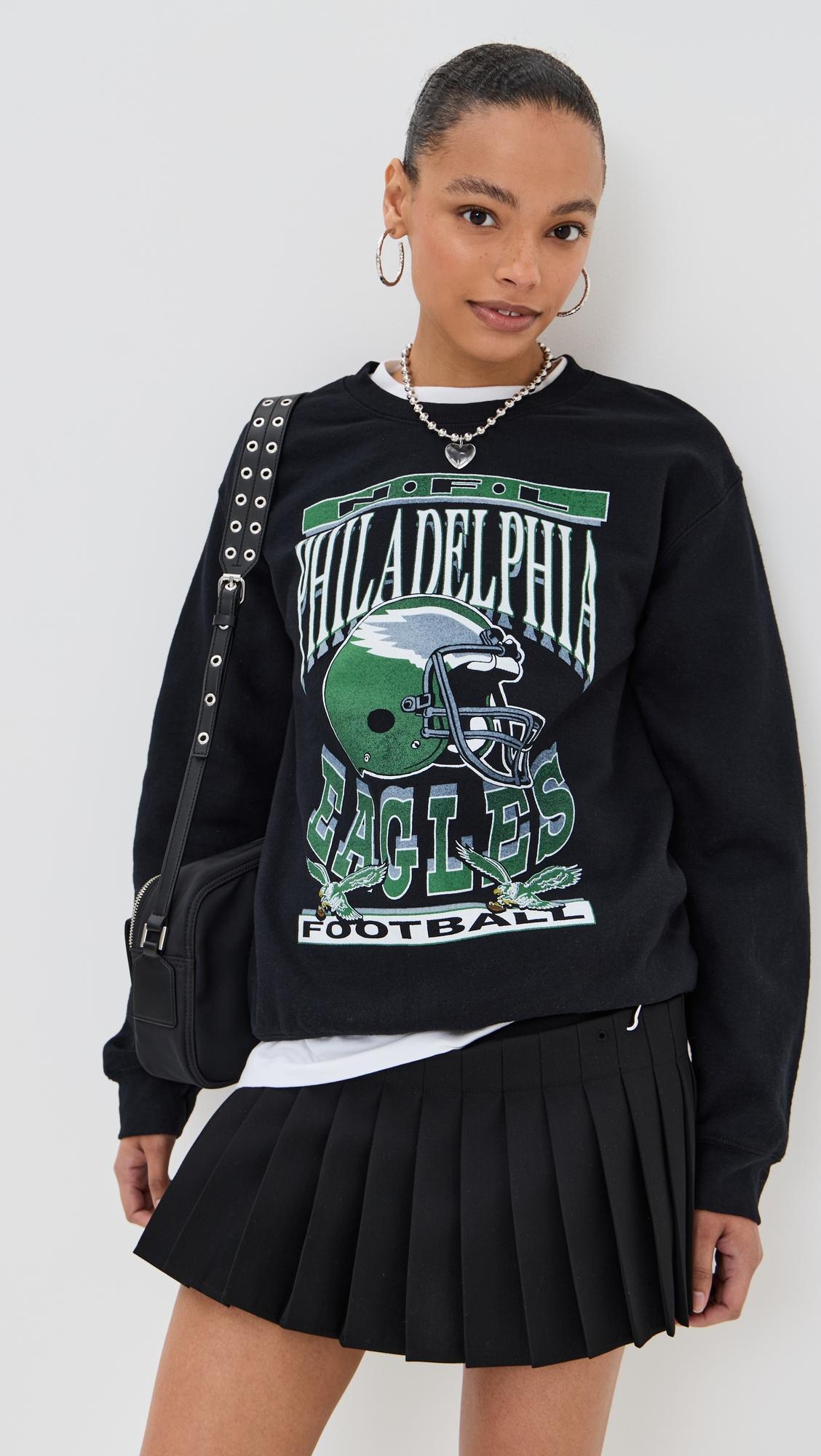 eagles helmut crew sweatshirt